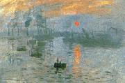 Claude Monet Impression at Sunrise oil painting
